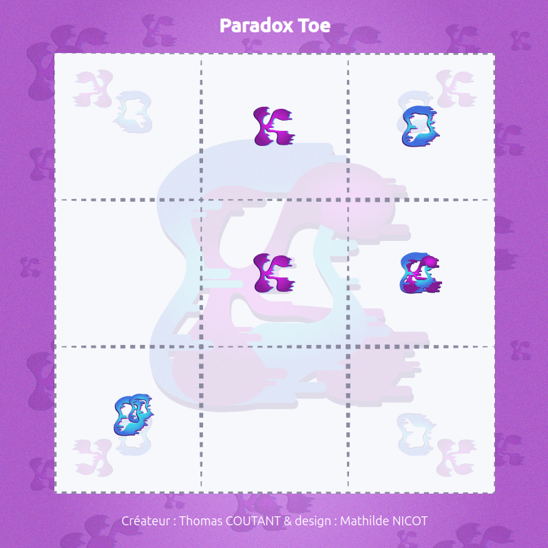 Tic Tac Toe Quantique